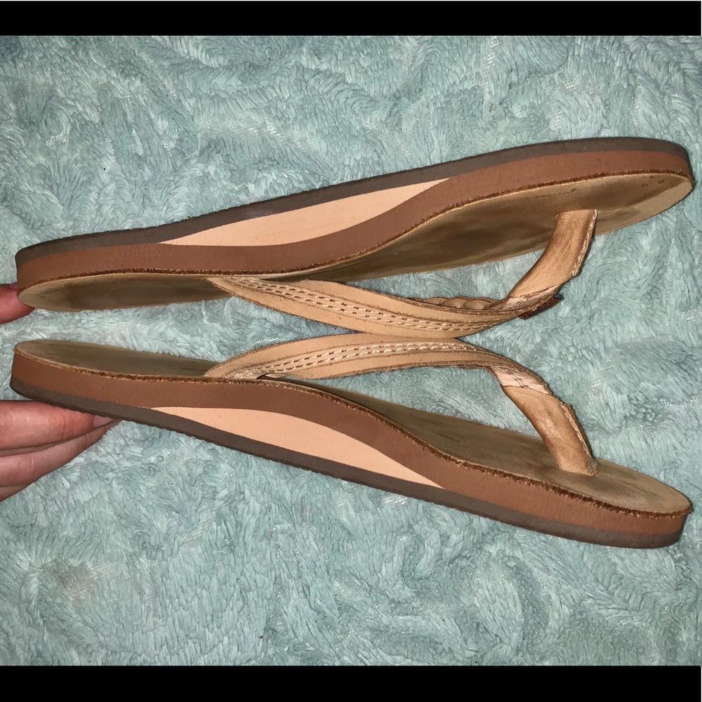 Rainbow Single Braid Sandals